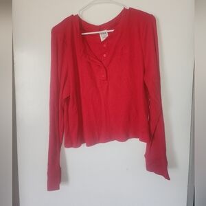 Red Long Sleeve PINK